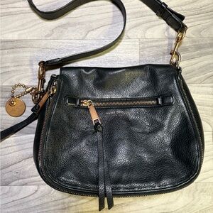 Marc Jacobs Black Leather Crossbody Bag